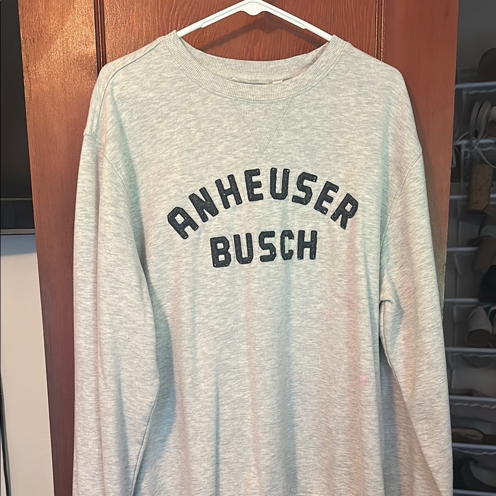 Anheuser Busch Gray Sweatshirt